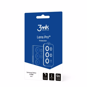 Karastatud klaas jaoks Camera Lens 3mk Lens Protection Pro must jaoks Samsung Galaxy Z Flip 6