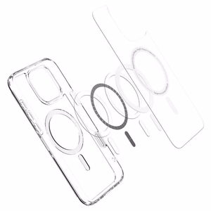 SPIGEN ümbris ULTRA HYBRID "T" MAG compatible with MagSafe jaoks IPHONE 16 Pro Max valge