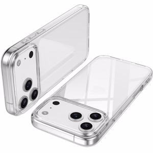 Läbipaistev sõrmejäljevastane TPU-ümbris iPhone 18 Pro / 17 Pro jaoks