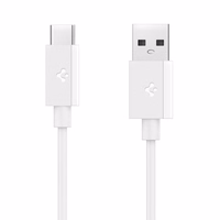 Spigen EB6010AC USB-A / USB-C 60W Kaabel 100 cm - Valge