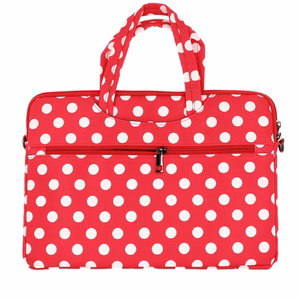 Wonder Briefcase Laptop 17 inches punane polka-dot