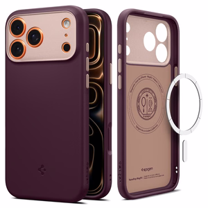 Spigen Nano Pop MagSafe  iPhone 18 Pro / 17 Pro ümbris, tume kirsipunane