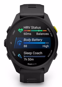 Garmin Forerunner 70 3.05 cm (1.2") AMOLED 43 mm digitaalne 390 x 390 pikslit puuteekraan must GPS (satelliit)