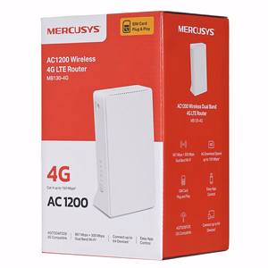 MERCUSYS Router LAN \ WAN ports 1 4G MB130-4G (Wireless Router)