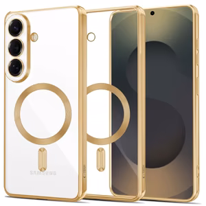 Tech-Protect MagFlex Ümbris for Samsung Galaxy S26+ - läbipaistev kuldne