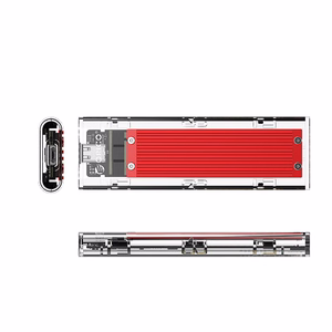 Orico TCM2-C3 M.2 NVME to USB-C 10Gb/s Disk Drive - Punane