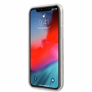 Guess GUHCP12L3D4GTR iPhone 12 Pro Max 6.7" läbipaistev kõvakott 4G 3D mustriga kollektsioon