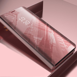 Smart Clear View ümbris jaoks Samsung Galaxy S23 FE roosa