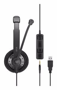 EPOS Sennheiser IMPACT SC 75 USB MS Juhtmega Kõrvaklapid USB-A Mustad