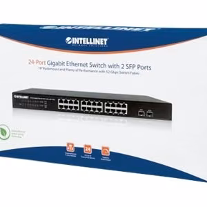 INTELLINET 561044 24-pordiga gigabiti kommutaator
