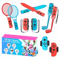 Nintendo Lüliti Spordi 10-in-1 Family Accessory Pakk - punane and sinine