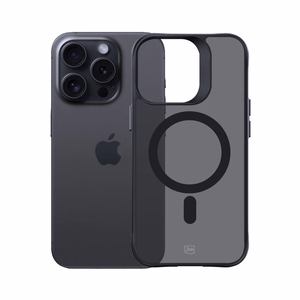 3mk Smoke MagCase with MagSafe jaoks iPhone 15 Pro - Semi-läbipaistev