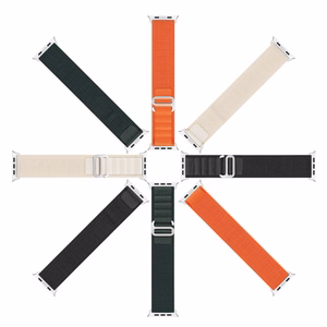 DUX DUCIS strap GS nylon jaoks Apple Watch 42 / 44 / 45 / 49 mm must