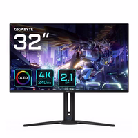 GIGABYTE AORUS FO32U2P 32” OLED Gaming Monitor - 3840 x 2160(UHD), 240Hz, 0.03ms, 250 cd/m2, KVM, FreeSync Premium Pro, DisplayHDR True must 400, Displayport2.1