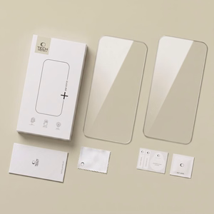 Tech-Protect Glass Fit+ 2-pack karastatud klaas jaoks iPhone 16 Pro Max / 17 Pro Max - läbipaistev