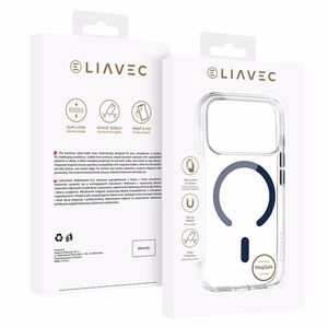 Liavec Pure чехол Iphone 17 Pro Max синий