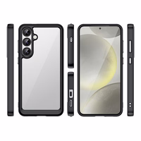 Outer Space Ümbris with Gel Frame jaoks Samsung Galaxy S25+ - must