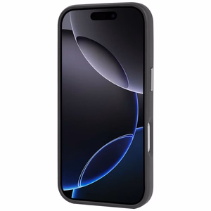 Audi RSQ Carbon Fiber Sport Punane Circle MagSafe Ümbris jaoks iPhone 17 Pro - Must