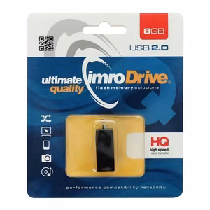 Imro флешка 8GB USB 2.0 Edge черная