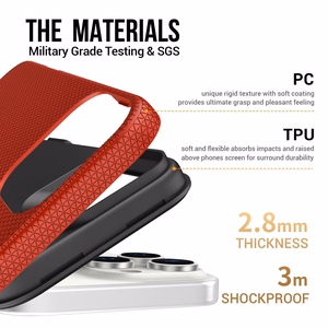 Чехол Perfectionists Triangle Mag для iPhone 13 Pro красный
