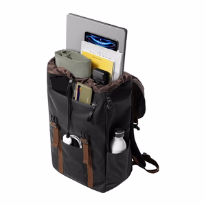 Sülearvuti seljakott Tomtoc VintPack-TA1,15,6"/22L / 15,6'' (must)