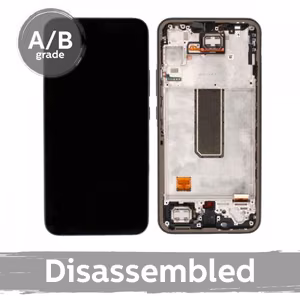 LCD ekraan ühilduv Samsung A346 A34 5G raamiga / Laimiroheline / (9.5/10 Kasutatud)