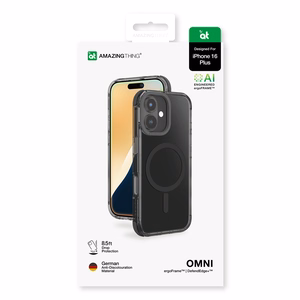 AmazingThing Omni Mag Ümbris jaoks iPhone 16 Plus - Must