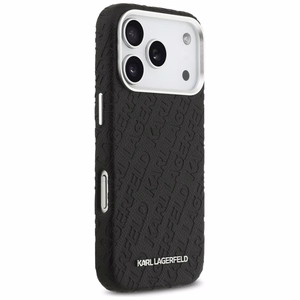 Karl Lagerfeld FW Stamped Karl MagSafe Ümbris jaoks iPhone 17 Pro - must