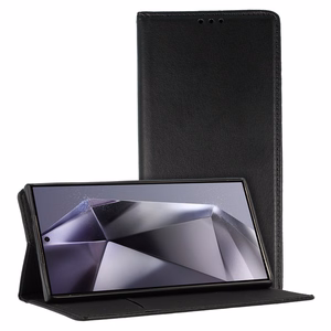 Smart Magneto Ümbris jaoks Samsung Galaxy S24 FE must