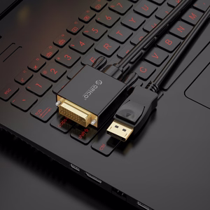 Orico XD-DTD DisplayPort–DVI, 4K kaabel, 2 m – must