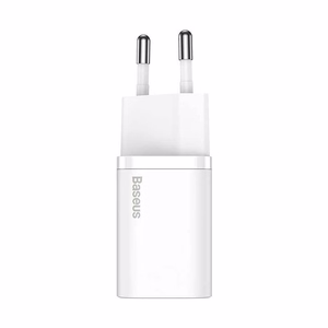 Baseus Super Si 20W USB-C laadija, valge (CCSUP-B02)