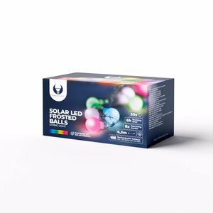 Valguskett päikese LED FROSTED BALLS SFB62 6,5m 30 kuuli mitmevärviline Forever Light