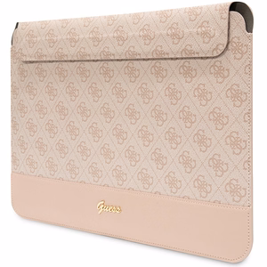 Guess 4G Stripe Metal Logo ümbris jaoks a 14" laptop - roosa