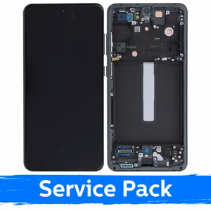 LCD Ekraan Ühildub Samsung G990 S21 FE 5G Koos Frame / Graphite / (Service Pack)