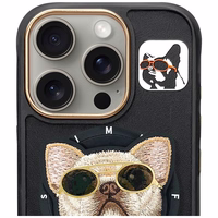 NIMMY ümbris GLASSES COOL DOG compatible with MagSafe jaoks IPHONE 16 Pro Max must