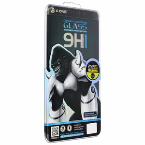 3D Full Cover Karastatud klaas X-ONE - jaoks Samsung Galaxy S25 (ümbris friendly) - working fingerprint sensor