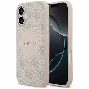 Guess 4G Circle Classic Logo MagSafe Ümbris jaoks iPhone 17 - Roosa