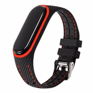 Elastomer strap Lifestyle for Xiaomi Mi Band 5 / 6 black (04)