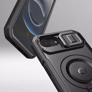 Tech-Protect Kevlar Magsafe Ümbris jaoks iPhone 16e - Must