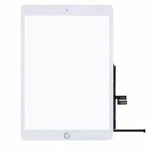 Originaal puuteekraan Apple iPad 10.2'' 2019 / 2020 (7th Gen. / 8th Gen.) jaoks, Home-nupuga, valge