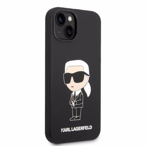Karl Lagerfeld KLHMP14MSNIKBCK iPhone 14 Plus 6.7" hardcase must/must Silicone Ikonik Magsafe