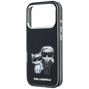KARL LAGERFELD ümbris mudelile IPHONE 18 Pro /17 Pro ühildub MagSafe'iga (Bodies Sketch) (värv: must)