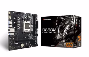 Biostar B650MT emaplaat AMD B650 Socket AM5 micro ATX