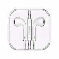 BWOO juhtmega kõrvaklapid 3,5 mm stereo valge