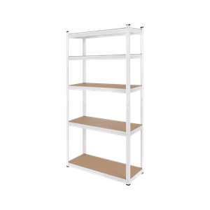 Metallist laoriiul Rebel 180x90x40, valge