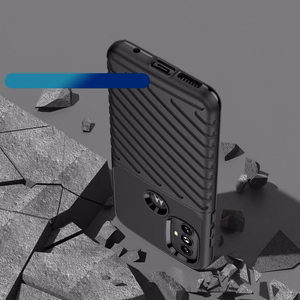 Thunder Case paindlik soomustatud kate Motorola Moto G Power 2022 must