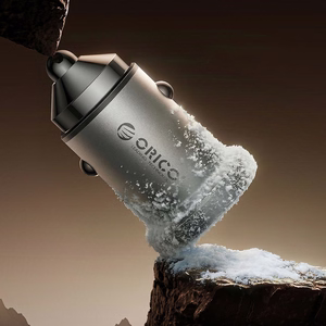 Orico MiniRing Pro 45W USB-A + USB-C autolaadija - hõbedane