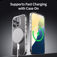 Rock Crystal Series Magnetic Ümbris jaoks Iphone 16 Plus läbipaistev