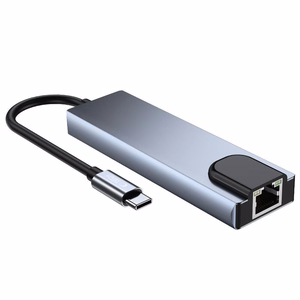 HUB Tech-Protect V3 5in1 USB-C - USB-A 3.0 / USB-A 2.0 / USB-C / HDMI / RJ45 - hall