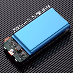 Dudao K15Max 30000mAh PD 22,5W aku koos USB-C ja Lightning kaablitega - valge